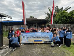 Sosialisasi Hidup Sehat & Pembuatan Eco Enzyme Abdimas Dosen UT Medan di Desa Tuntungan